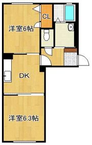 クラージュ C棟の間取り画像