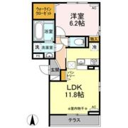 フルール・デ・シャン Bの間取り画像