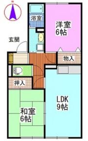 セレーノあかねの間取り画像
