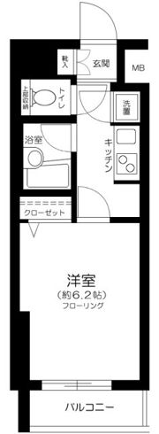 菱和パレス田園調布東の間取り画像