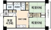 グランドハイツ山根の間取り画像