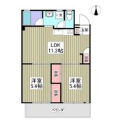 吉岡コーポの間取り画像
