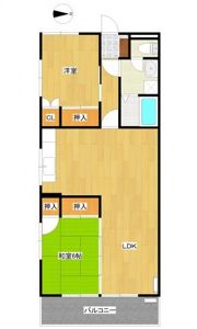 ヒルトンハイツの間取り画像