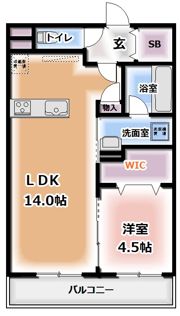 クレシェント大日の間取り画像