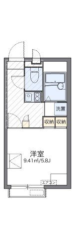 レオパレスマロンの間取り画像