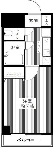 メテオーロ舞浜の間取り画像