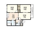 コスモハイツ三戸Bの間取り画像