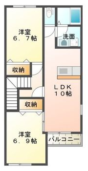 Slow Hand参番館の間取り画像