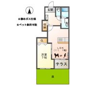 アメニティーハイツの間取り画像