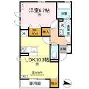 クレスト林 B棟の間取り画像