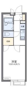 レオパレスホーリーの間取り画像
