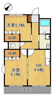 プランドールソフィア若宮の間取り画像