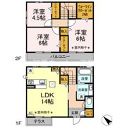 カーサ フェリーチェの間取り画像