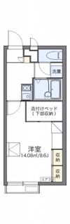 レオパレス稲荷町の間取り画像