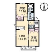 オレンジコートの間取り画像