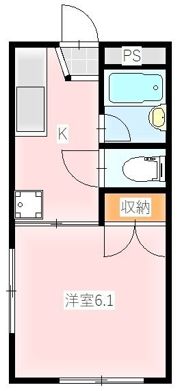 美樹ハイツの間取り画像