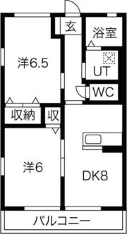 カーサ・ミラの間取り画像