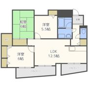 フレアコート京橋の間取り画像