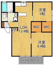 ディアスタウンAの間取り画像