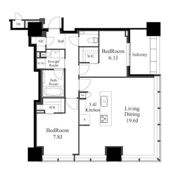 白金ザ・スカイの間取り画像