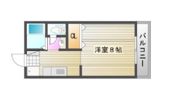 パステル庭瀬 B棟の間取り画像