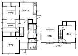 野上貸家の間取り画像