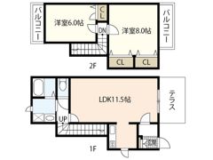 オランジェリー安芸の間取り画像