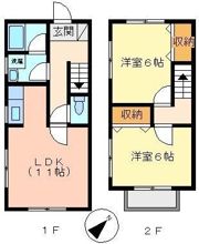 サンビレッジBの間取り画像