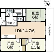 グレイスカワイⅡの間取り画像