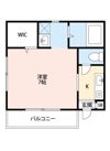 M＆Kハイツの間取り画像