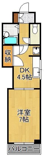グランドアイ小倉の間取り画像