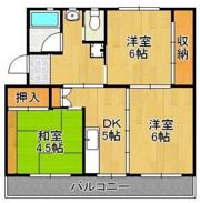 ビレッジハウス日明3号棟の間取り画像