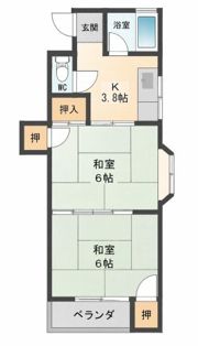 グリーンマンションの間取り画像