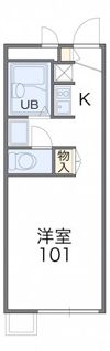 レオパレスブリリアントエトワールの間取り画像