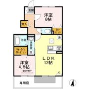 オネスト上林 A棟の間取り画像