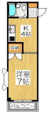 K.ウィステリアの間取り画像