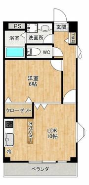 煉瓦館シャトルVIIの間取り画像