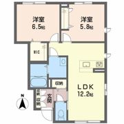 サンシャイン針田Ⅱの間取り画像