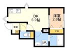 Z MEINOHAMAの間取り画像