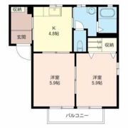 グランドール Aの間取り画像