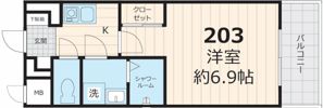 フォセット幡ヶ谷の間取り画像