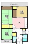 日の里東住宅1棟の間取り画像