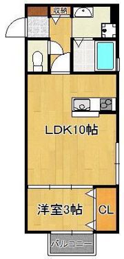 オーク上富野の間取り画像