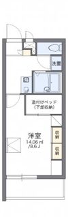 レオパレスFriendsⅡの間取り画像
