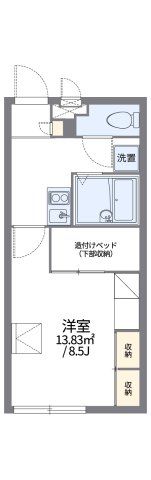 レオパレス伊佐の間取り画像