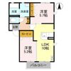 クレシェンテ Bの間取り画像