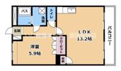 パラシオン八王子の間取り画像