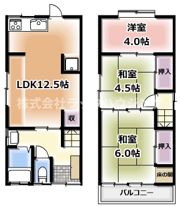 岸和田3丁目戸建の間取り画像