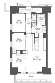 WORVE横浜伊勢佐木町の間取り画像