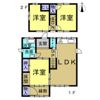 知多市日長字穴田戸建の間取り画像